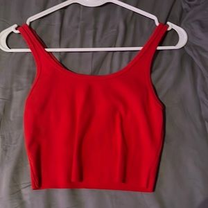red crop top, wild fable. XS